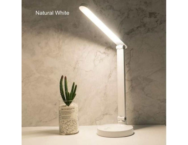 Lampada da Tavolo Scrivania Led Touch Pieghevole USB Lettura 3 Diverse...