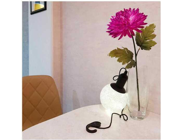 Lampada sfera 10 led cotone portatile colorata piccola grande casa lampadina...