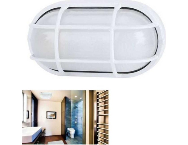 Plafoniera LED Ovale Applique 20 watt Esterno Interno Lampada Luce Calda Fredda