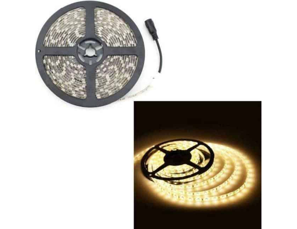 Striscia led 24v 5 metri ip65 bobina luce led blu flessibile 60 led smd 5050