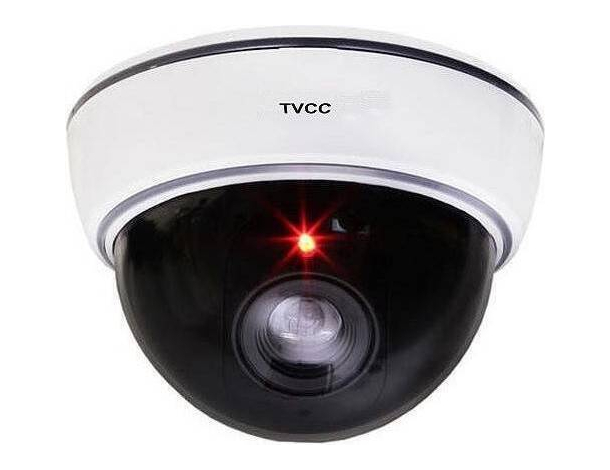 Telecamera finta di videosorveglianza modello a cupola montaggio a soffitto