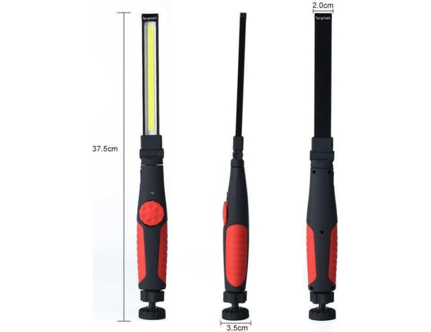 Torcia da Lavoro Led Lampada Garage Officina Meccanico Pesca Ricaricabile 2
