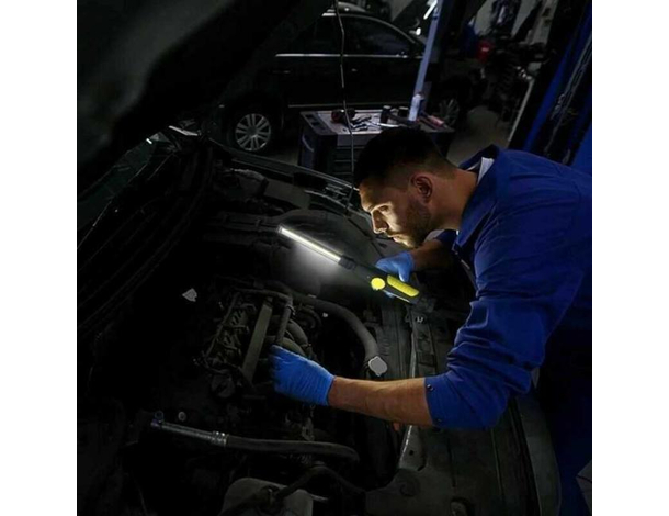 Torcia da Lavoro Led Lampada Garage Officina Meccanico Pesca Ricaricabile 4