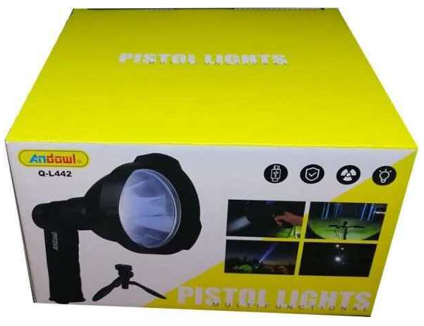 Torcia Tattica 6000K Militare a Led Ricaricabile Potente 8000 Lumen T6 Cree...