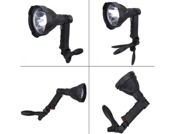 Torcia Tattica 6000K Militare a Led Ricaricabile Potente 8000 Lumen T6 Cree...