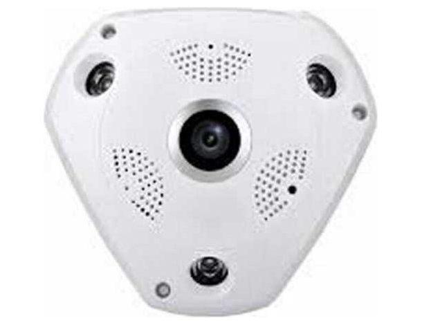 Videocamera 360° Gradi Panoramica HD Sorveglianza IP Camera Wi-Fi Casa...