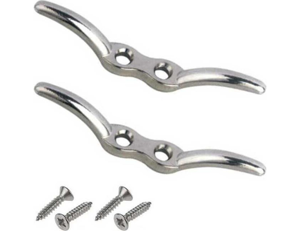 2x Bitta in Zinco Pressofuso 150mm per Barca Nautica Blocca Cima di Ormeggio