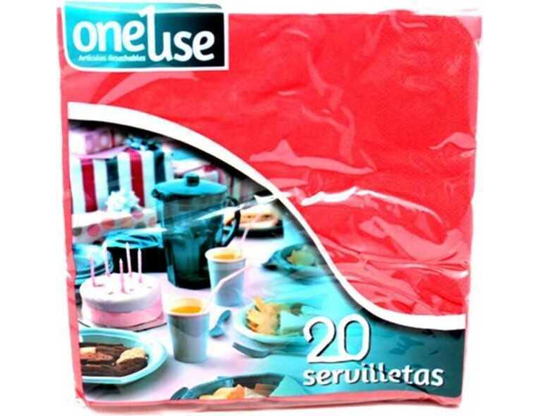 40pz tovaglioli doppio velo rosso 33 X 33 cm pacco 182c pacco feste colorati