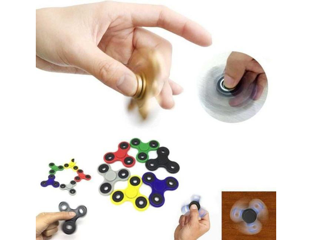5x Fidget Spinner Antistress Cuscinetto a Sfera Rilassante Antistress Tascabile