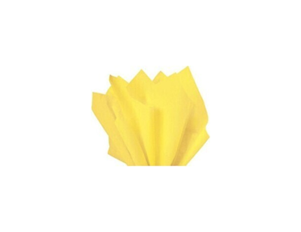 24x Fogli Carta Velina 21gr Colore Giallo Chiaro 50x76cm Cartamodello Hobby...