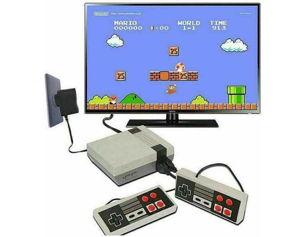 Console Retro 620 Giochi Classici con 2 Controller Stile Anni 80-90 Bambini
