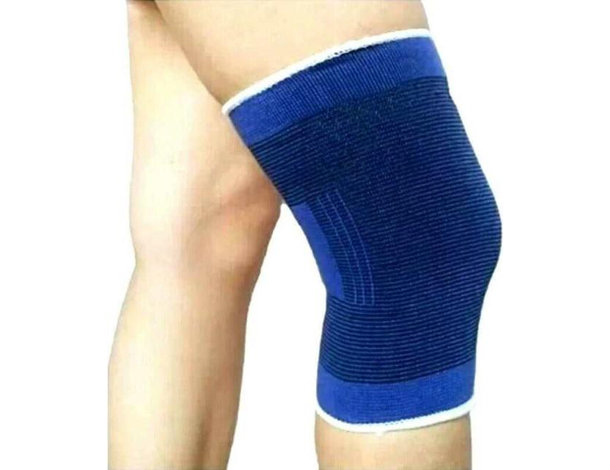2x Fascia Elastica Supporto per Ginocchio Anallergico Lavabile Unisex Sport