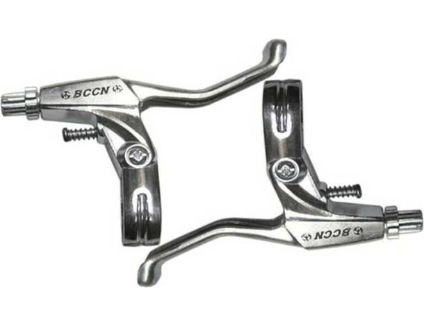 Coppia leva freno destro sinistro bici bicicletta leve dei freni alluminio e...