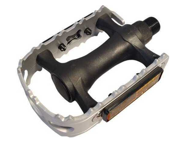 Coppia Pedali per Bicicletta in Alluminio Leggero Plastica Antiscivolo Flat...