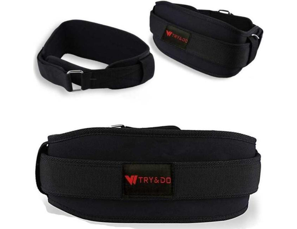 Fascia Lombare Cintura Reni Body Building Supporto Sollevamento Pesi 90 cm