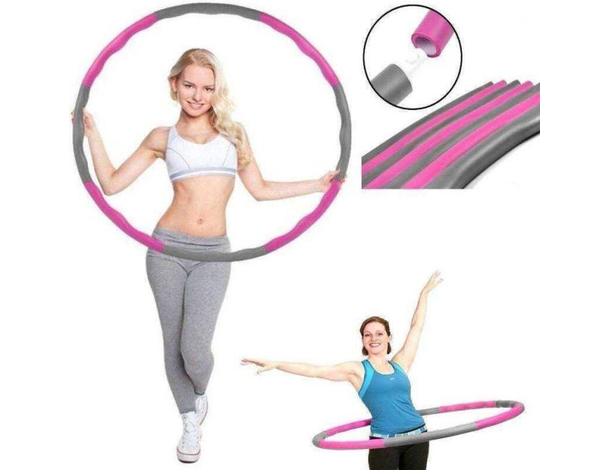 Hula Hoop in Schiuma Componibile Smontabile Addominali e Fianchi Perfetti 95cm