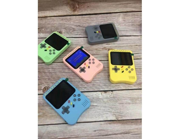 Mini console vintage retro' game boy 500 in 1 videogiochi boxschermo 3" lcd