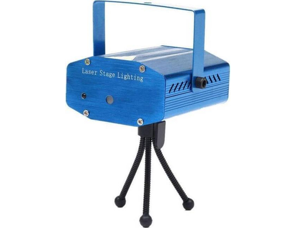 Mini Proiettore Laser Effetto Luci Discoteca Festa Party Musica Divertimento...