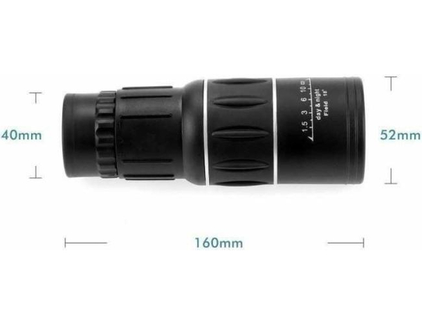 Monocolo Telescopico 16x52 con Zoom Cannocchiale Modulare Caccia...