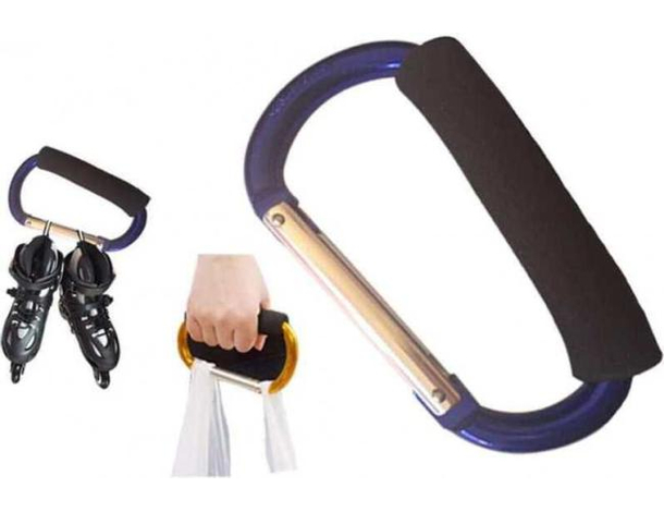 Moschettone con Impugnatura in Spugna 160mm Fibbia in Alluminio Portachiavi...