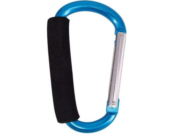 Moschettone con Impugnatura in Spugna 160mm Fibbia in Alluminio Portachiavi...