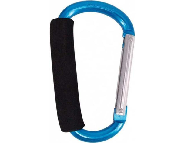 Moschettone con Impugnatura in Spugna 190 mm Fibbia in Alluminio Portachiavi...