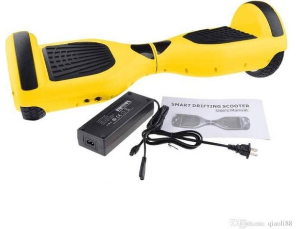 Overboard equilibrio elettrico scooter monopattino bluetooth 6.5" led