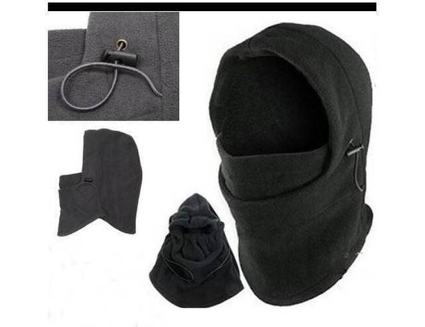 Passamontagna 4 in 1 pile scaldacollo balaclava sport neve moto softair snow...