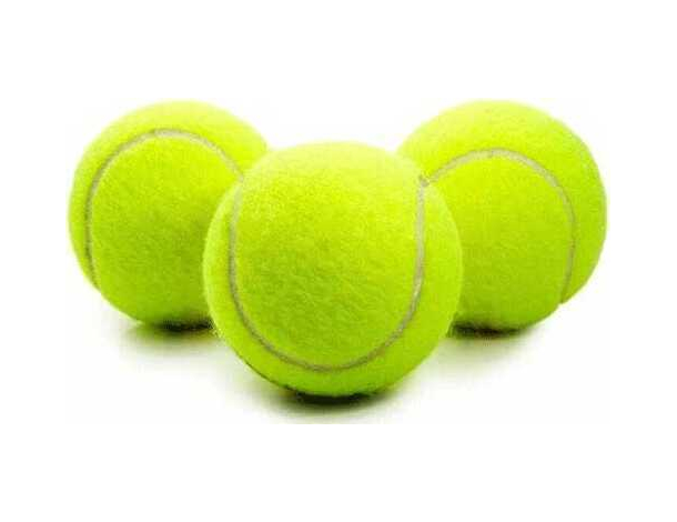 3x Palline da Tennis Gialle Palle per Allenamento Sport Racchetta Sport Gara