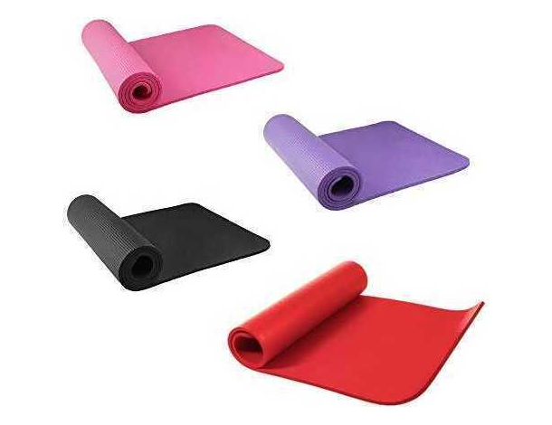 Tappetini in tpe per yoga 61x175 cm sport esercizi palestra tappetino tappeto...