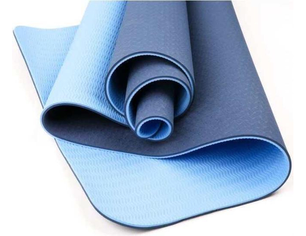 Tappetino in tpe per yoga 61x175 cm sport esercizi palestra tappetino tappeto...