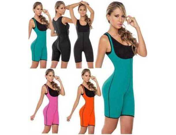 Tuta in neoprene snellente body sauna dimagrante fitness silhouette perfetta...