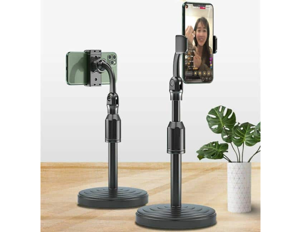 Porta Cellulare da Tavolo Supporto Estensibile per Smartphone Universale 360°