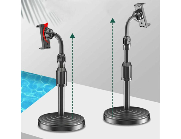 Porta Cellulare da Tavolo Supporto Estensibile per Smartphone Universale 360°...