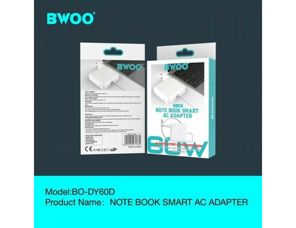 Alimentatore Corrente 60w Magnetico Plug a L MAG SAFE Compatibile Macbook...