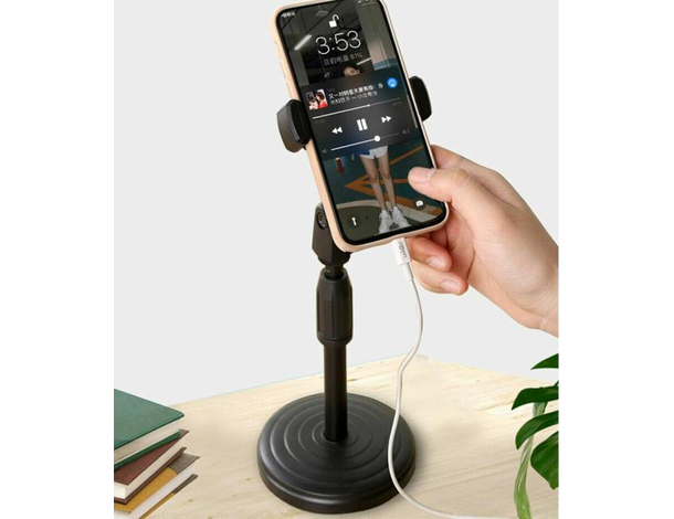 Porta Cellulare da Tavolo Supporto Estensibile per Smartphone Universale 360°...