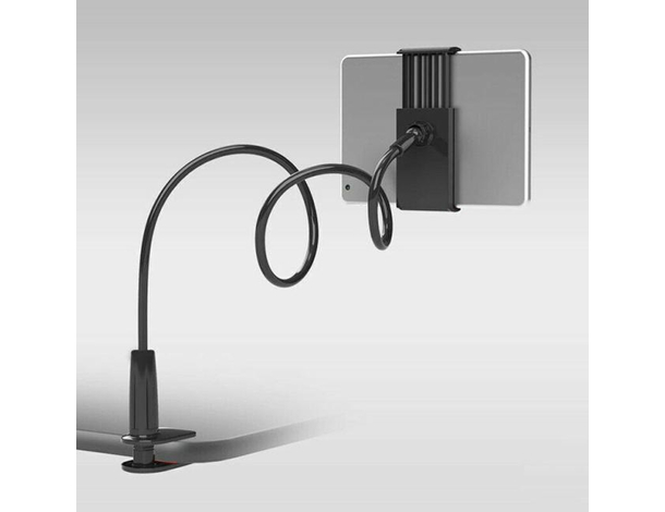 Supporto Universale Smartphone Tablet da Tavolo Flessibile e Orientabile NERO...