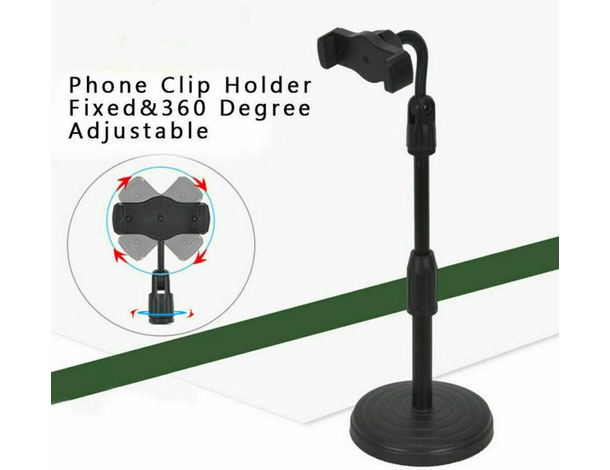 Porta Cellulare da Tavolo Supporto Estensibile per Smartphone Universale 360°...
