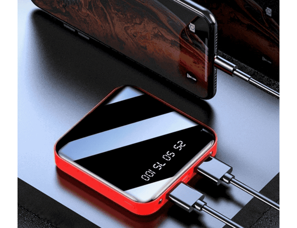 Caricabatteria Portatile Power Bank 6800mah Doppia USB Micro Type-C Lightning...