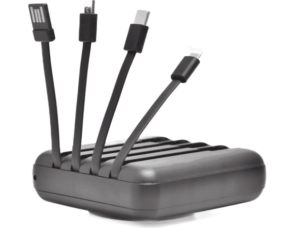 Caricabatteria Portatile Power Bank 6800mah Doppia USB Micro Type-C Lightning...