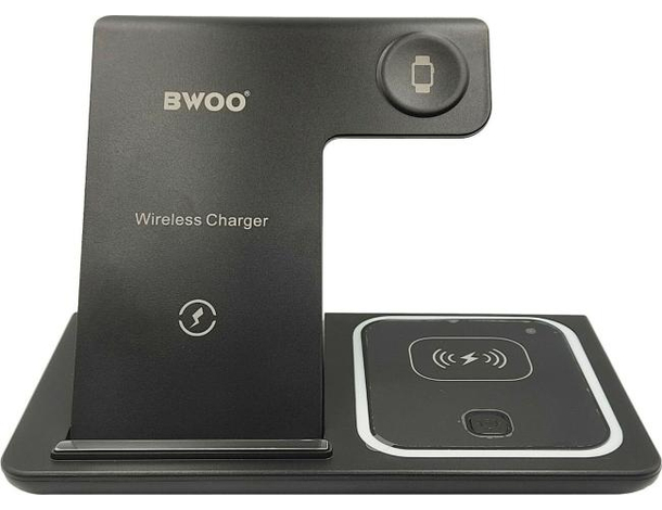 Caricabatterie Wireless Base Stazione di Ricarica Senza Fili QI Induzione...