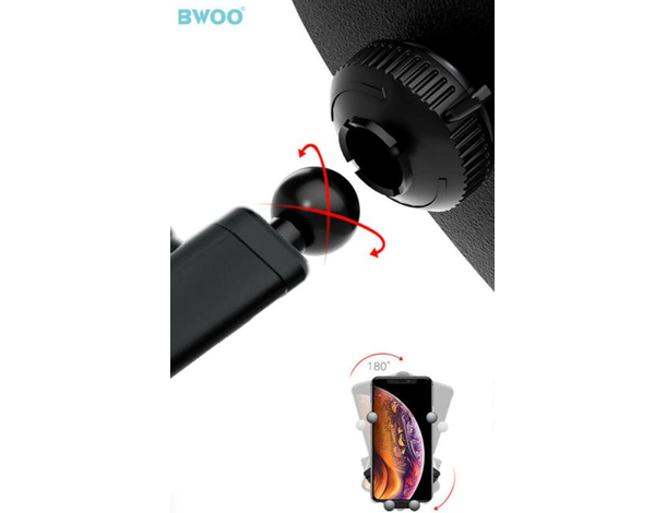 Porta Cellulare a Ventosa Auto Carica Wireless Bloccaggio Automatico Senza...