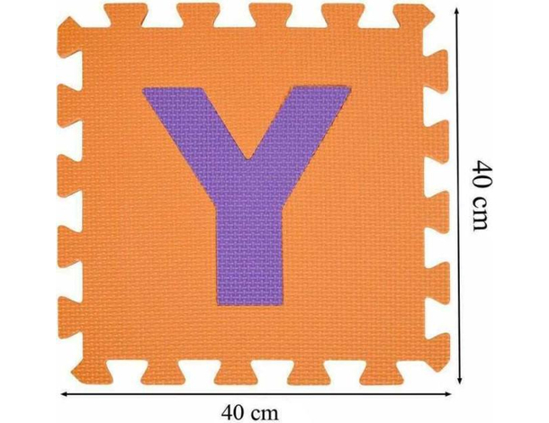6pz Tappeto puzzle per bambini 40x40 cm tappetino in gomma bimbi gioco