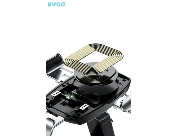 Porta Cellulare a Ventosa Auto Carica Wireless Bloccaggio Automatico Senza...