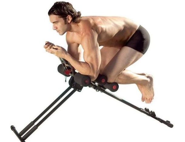 Attrezzo per addominali glutei braccia gambe spalle fianchi pieghevole