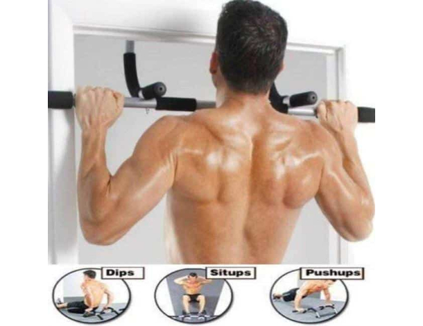 Barra per Trazioni da Porta Multifunzione per Allenamento Muscolare Palestra...