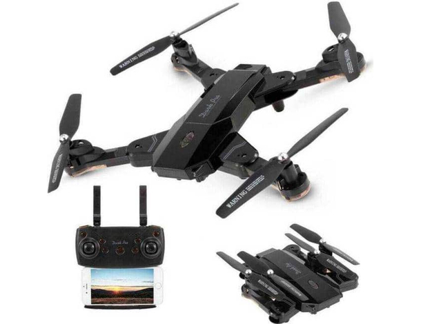 Drone Radiocomandato 4 Eliche TK117-1 con Telecamera HD Foto Video Wi-fi Hobby
