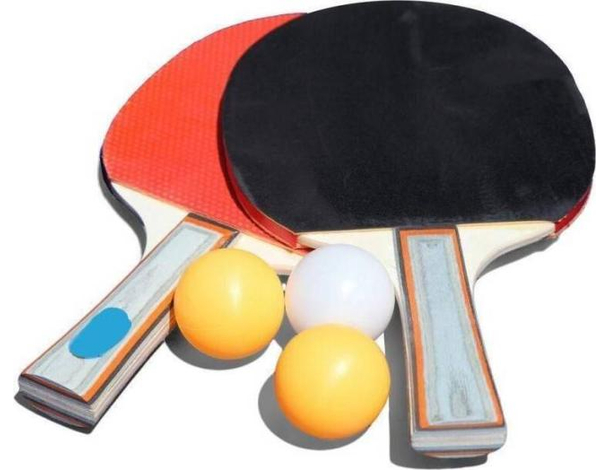 Kit Ping Pong 2 Racchette e Palline da Gioco Tennis da Tavolo 3 o 9 Palline...