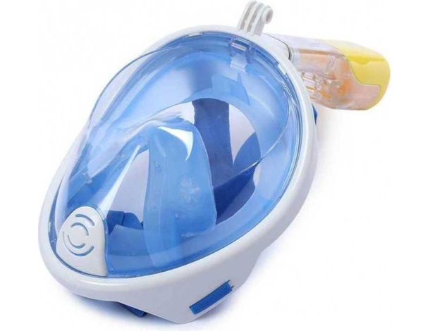 Maschera subacquea integrale montatura action cam sub immersione mare 2