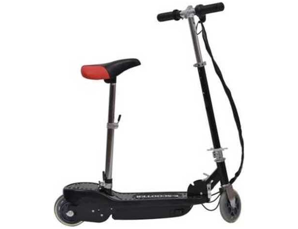 Monopattino con sellino scooter elettrico bicicletta elettrica 120w full skate